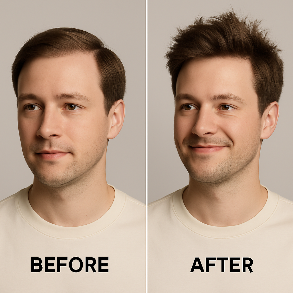 strux volume powder before and after