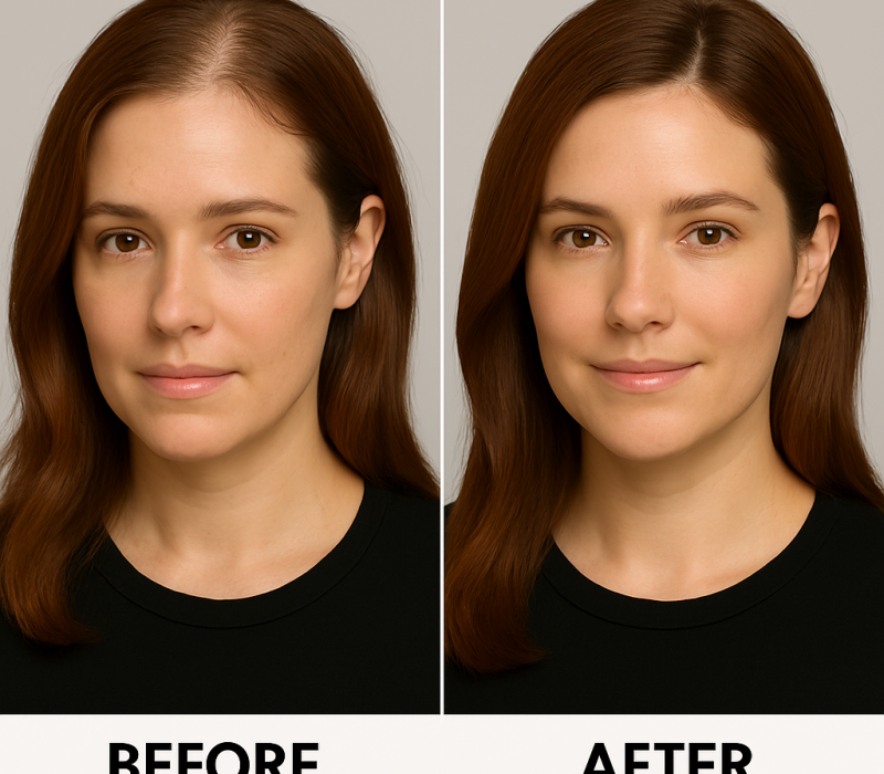before after hair dye pen 12